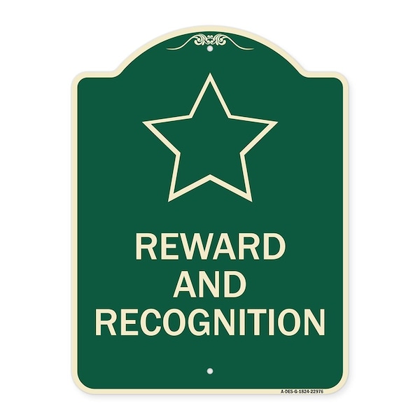 Signmission Reward and Recognition Heavy-Gauge Aluminum Architectural Sign, 24" x 18", G-1824-22976 A-DES-G-1824-22976 - main